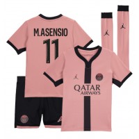 Paris Saint-Germain Marco Asensio #11 3rd trikot Kinder 2024-25 Kurzarm (+ Kurze Hosen)